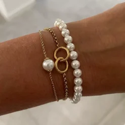 Shellpearl Armbånd Gull