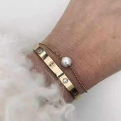 Shellpearl Armbånd Gull