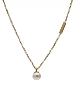 Shellpearl Kort Smykke Gull