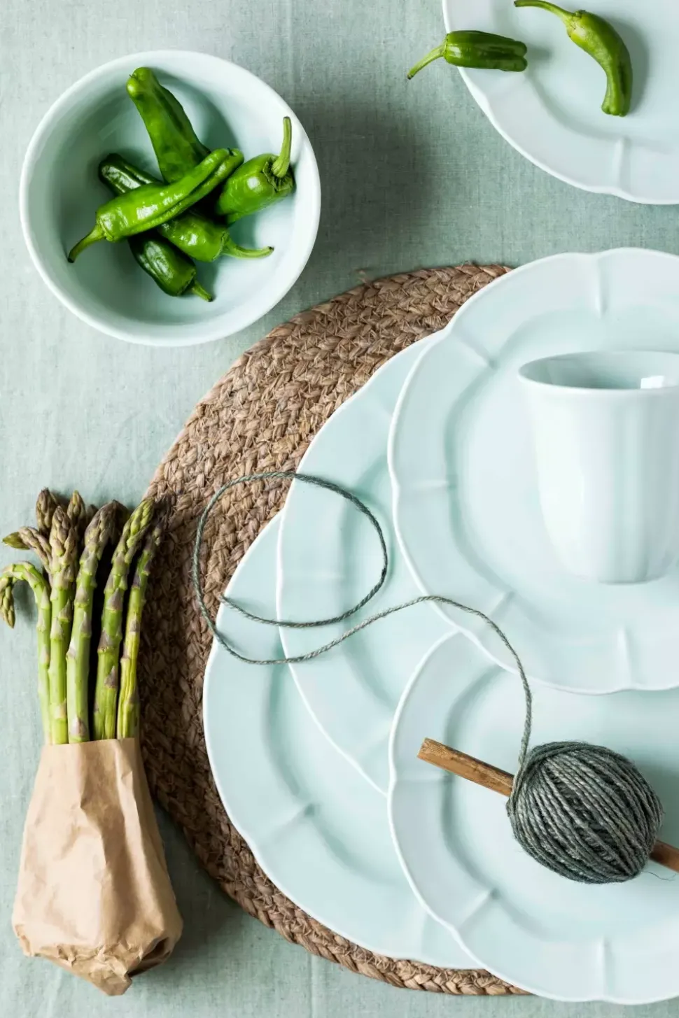 Søholm Solvej - Tallerken Minty Green D22