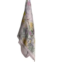 Silkemykt Skjerf Lys Rosa Pastell