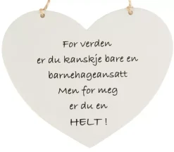 Skilt Barnehageansatt