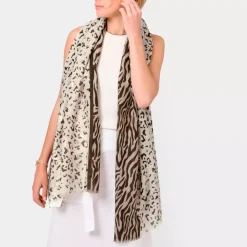 Skjerf Animal Leo Print