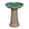 Skyla Fuglebad Grønn/Terracotta D45 H52