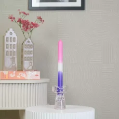 Sløyfe Lysholder Rosa H9,5