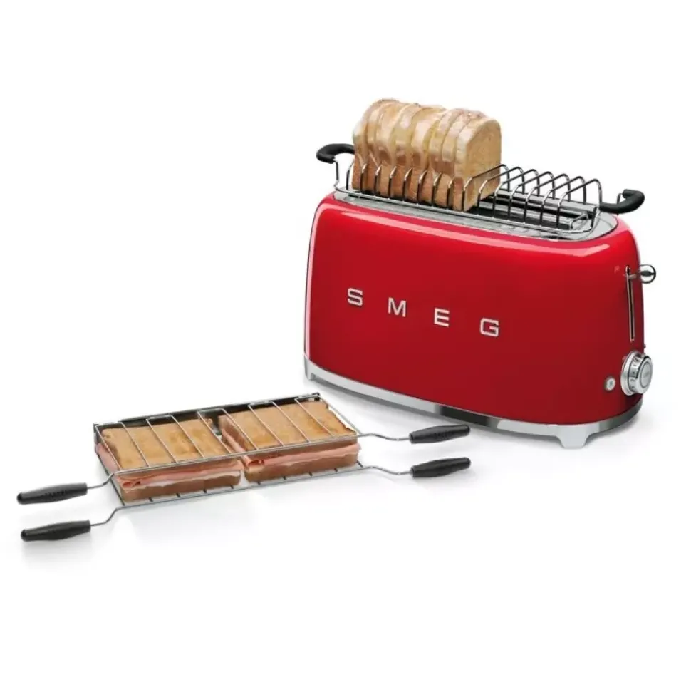 Smeg Brødrister 1500W Rød