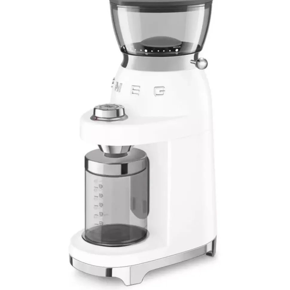 SMEG - CGF03 - Kaffekvern - 240 g Hvit