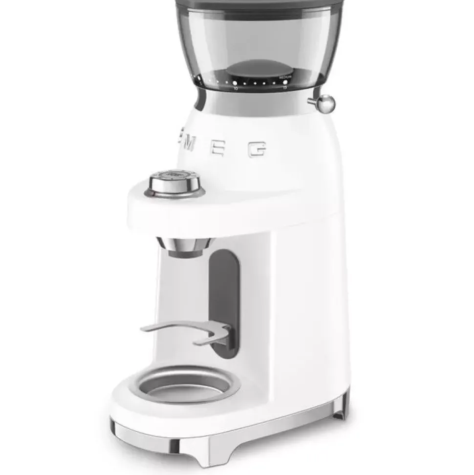 SMEG - CGF03 - Kaffekvern - 240 g Hvit