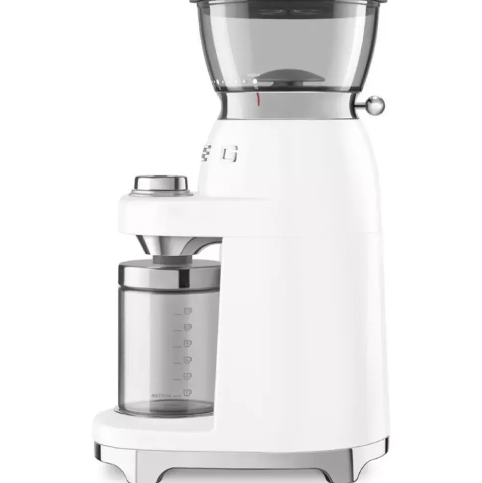 SMEG - CGF03 - Kaffekvern - 240 g Hvit