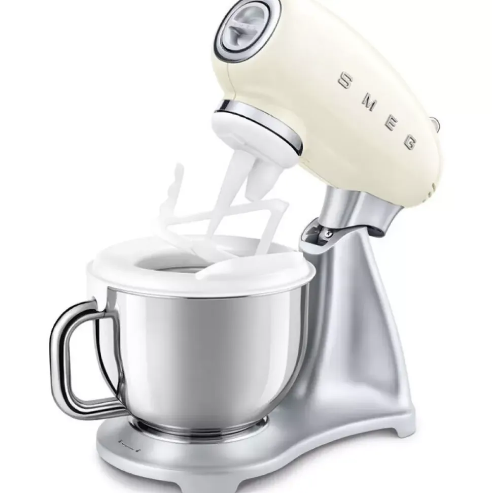Smeg Kjøkkenmaskin 4,8 l Krem Stålfot