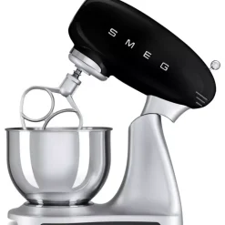 Smeg Kjøkkenmaskin 4,8 l Svart Stålfot