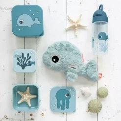 Snack Box s/3 Blå Sea Friends