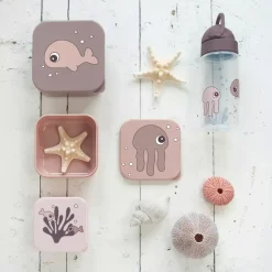 Snack Box s/3 Rosa Sea Friends