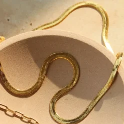 Snake Smykke Forgyldt
