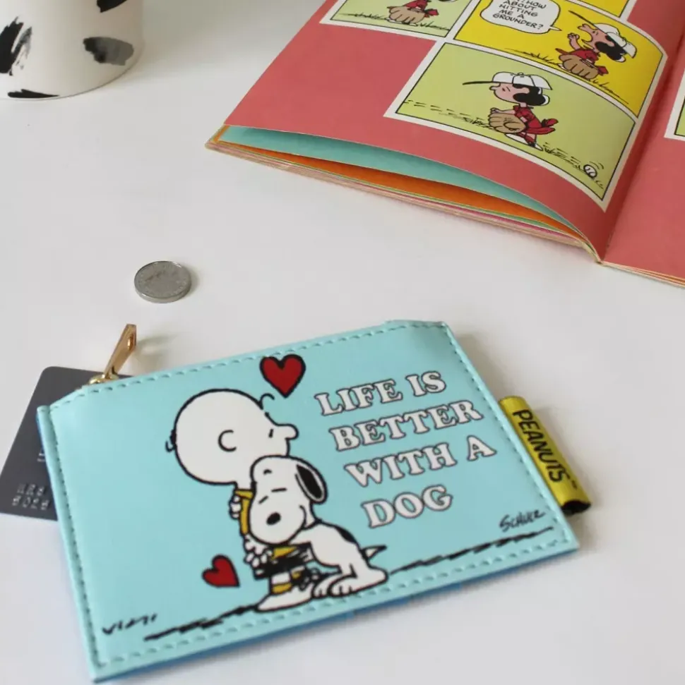 Snoopy "Life Is Better With A Dog" Lommebok