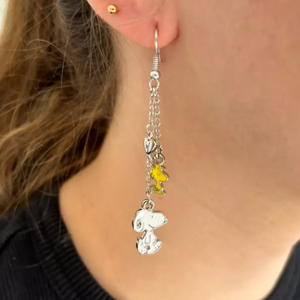 Snoopy og Woodstock Øredobber