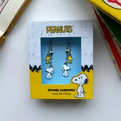 Snoopy og Woodstock Øredobber