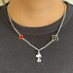 Snoopy Smykke Enamel