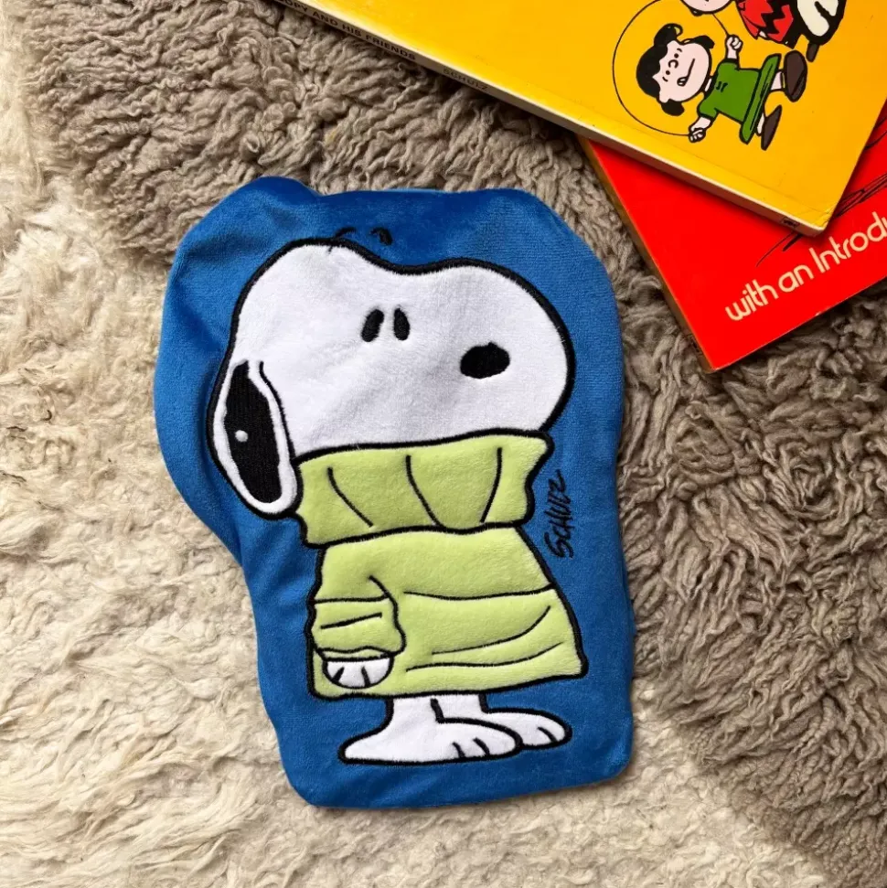 Snoopy Varmeflaske Blå