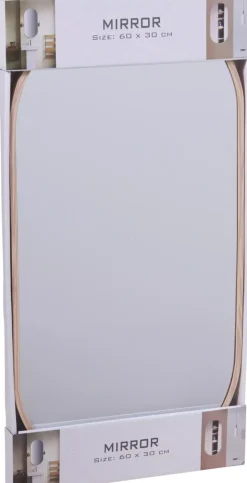 Speil Ovalt 30x60 Treramme