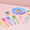 Spisepinner Multicolor S/6