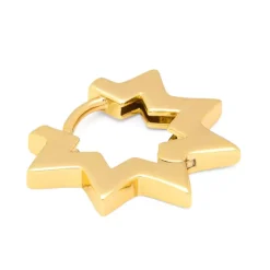 Star Hoops Øreringer (Par)
