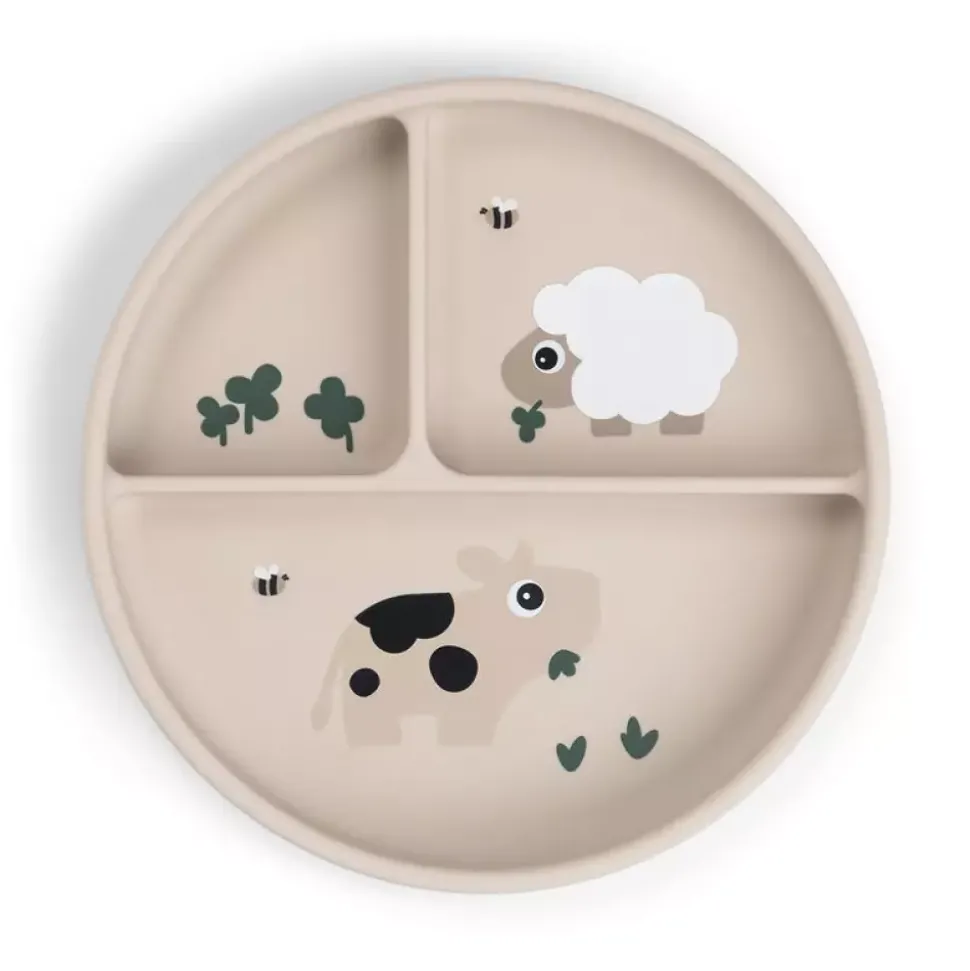 Stick&Stay Oppdelingsfat Tiny Farm Sand