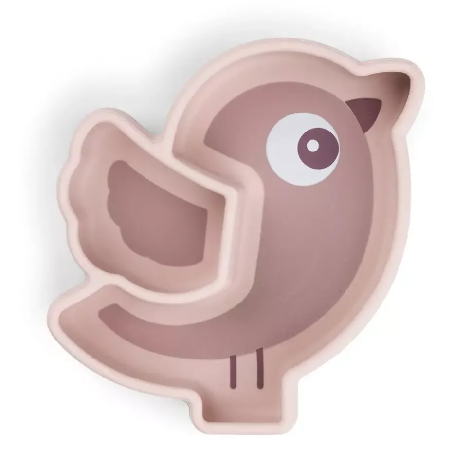 Stick & Stay Snacktallerken Birdee Pudder