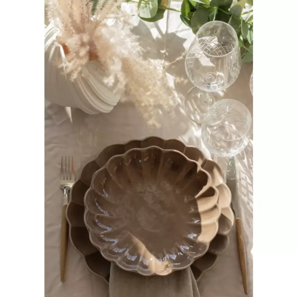 Stiernholm - Lotus - Pastatallerken Brun