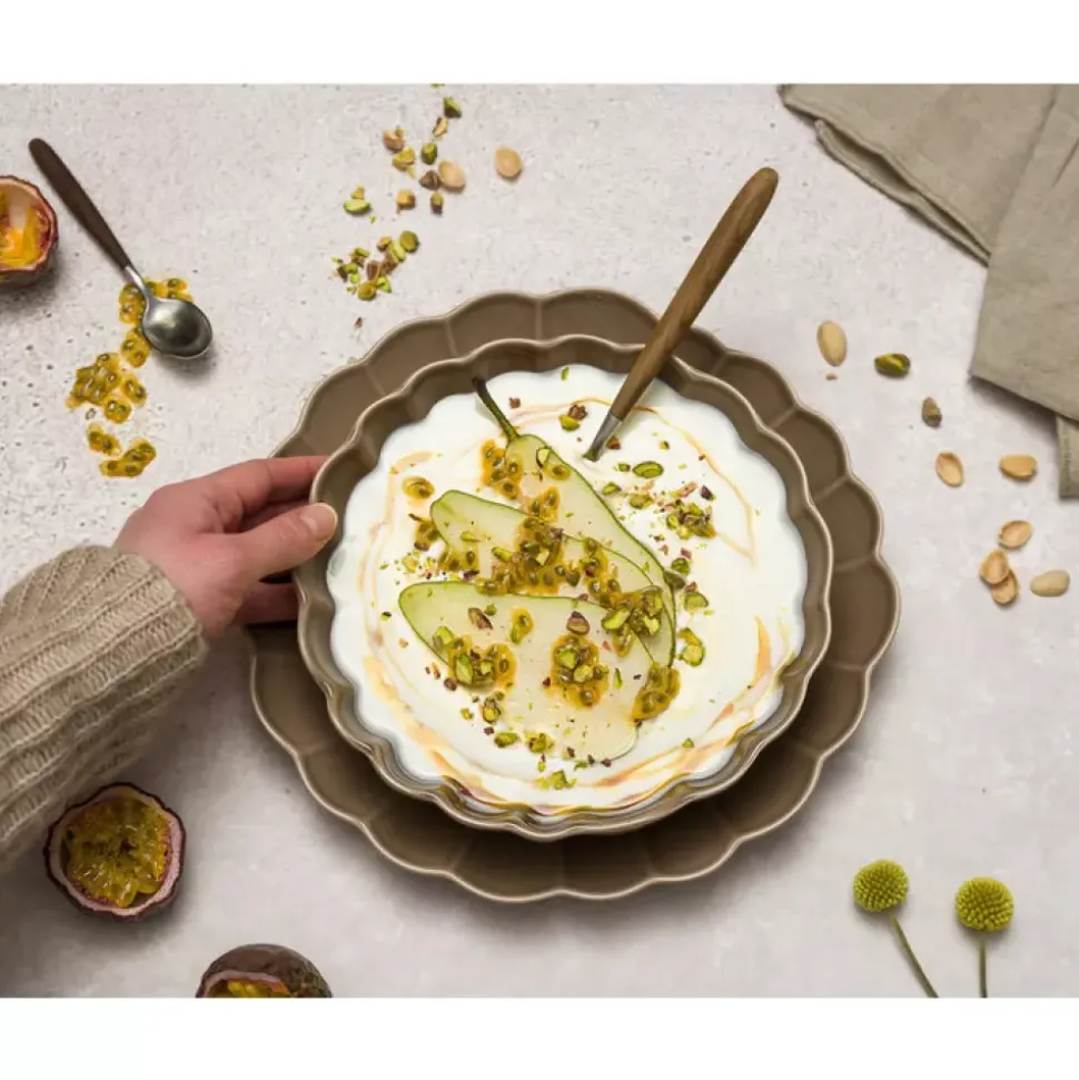Stiernholm - Lotus - Pastatallerken Brun