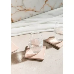 Stiernholm - Marmor - Glassbrikke 4-pk