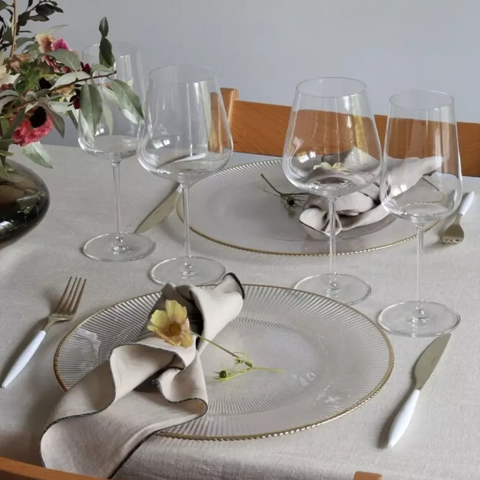 Stiernholm Plisse D33 Klar Dekketallerken
