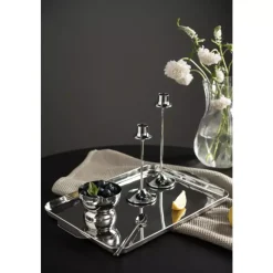 Stiernholm - Steel Reflection - Lysestake 17,5 cm