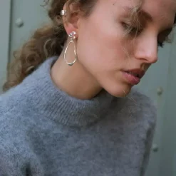 Store Øredobber Bloming Ribbon S