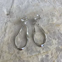 Store Øredobber Bloming Ribbon S