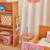 Strikket Babyteppe I Rosa Med Dyr Og 3D-detaljer
