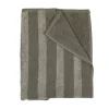 Stripe Håndkle 50x70 Grønn