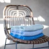 Stripe Håndkle 90x150 Lysegrønn