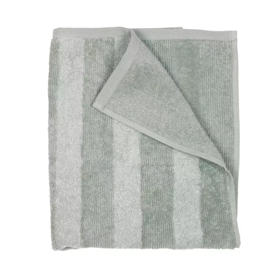 Stripe Håndkle 70x140 Lysegrønn
