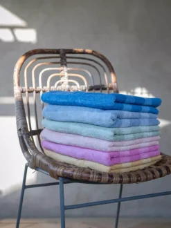 Stripe Håndkle 50x70 Lysegrønn