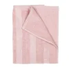 Stripe Håndkle 70x140 Lyserosa