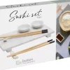 Sushisett Marmor/Porselen 20x9cm