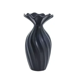 Susille Vase Sort Ø13,5, H25 cm