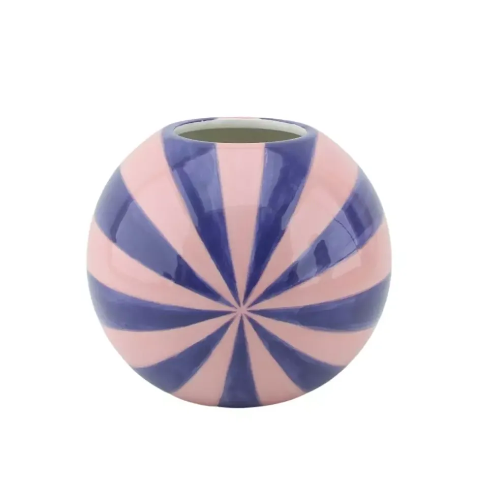 Swirl Vase Rosa/Blå H20