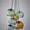 Sybia Pendel Brun Glass
