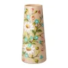 Sylindriskvase Med Håndmalte Blomster