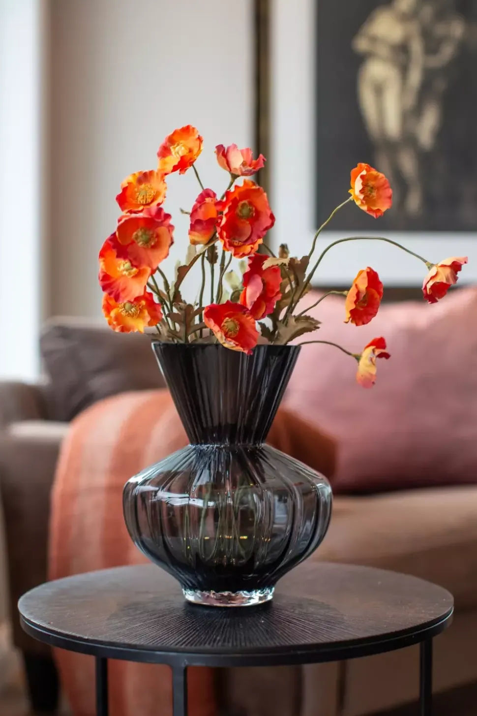 Tacoma Vase Mørk Grå
