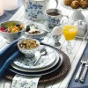 Tallerken Monica Dusty Blue