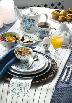 Tallerken Monica Dusty Blue