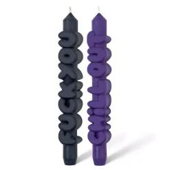 Taper Candle BOLD Svart/Indigo